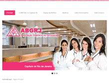 Tablet Screenshot of abgrj.org.br
